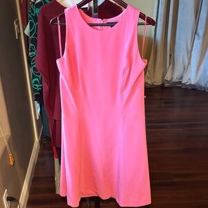 White House Black Market Vibrant Pink Mini Dress